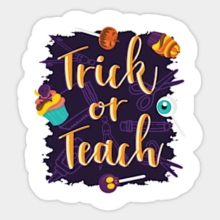 Trick Or Teach Sticker